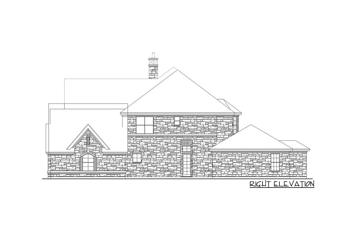 Plan 36337TX: Stately Manor Home Plan - Image #34 - European, French Country, Traditional