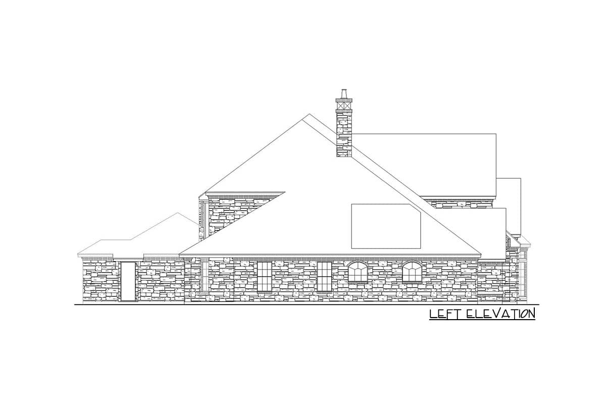 Plan 36337TX: Stately Manor Home Plan - Image #31 - European, French Country, Traditional