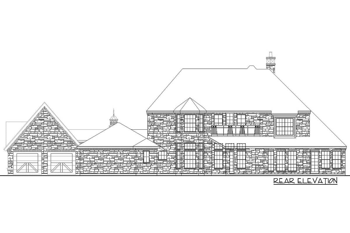 Plan 36337TX: Stately Manor Home Plan - Image #33 - European, French Country, Traditional