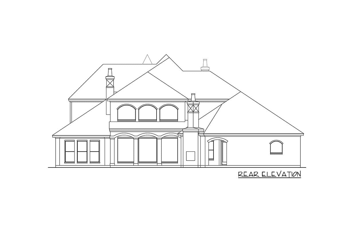 Plan 36339TX: European Luxury - Image #4 - European, French Country