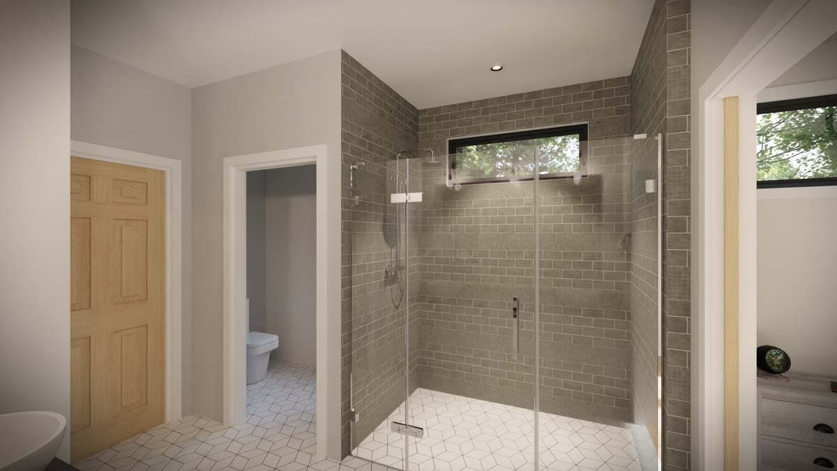 Plan 911040JVD: 3-Bed Modern Farmhouse Plan with Home Office and Barndominium Wtyle Garage - 2796 Sq Ft - Image #8 - Barndominium, Modern Farmhouse, New American, Traditional