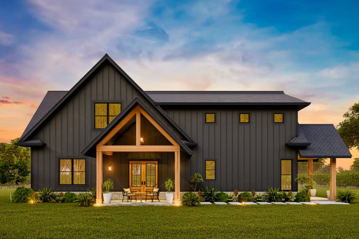 Plan 25824GE: 3-Car Craftsman Garage Plan with Apartment Above - 1544 Sq Ft - Image #4 - Craftsman, Modern Farmhouse, Traditional