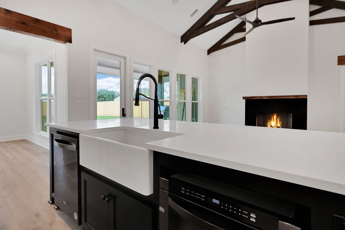 Plan 185015PHD: 4-Bed Transitional Home Plan with Split Beds and 3-Car Garage - 2143 Sq Ft - Image #6 - Acadian, Ranch