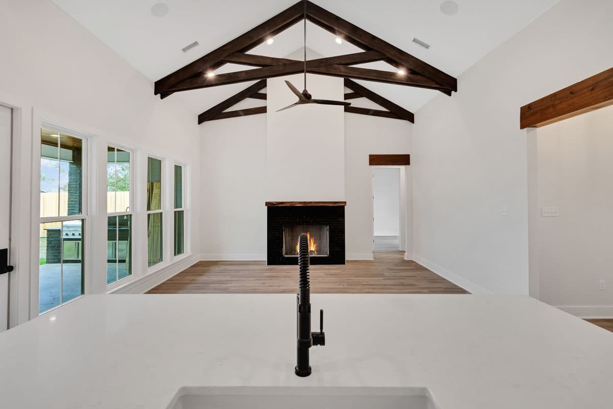 Plan 185015PHD: 4-Bed Transitional Home Plan with Split Beds and 3-Car Garage - 2143 Sq Ft - Image #10 - Acadian, Ranch