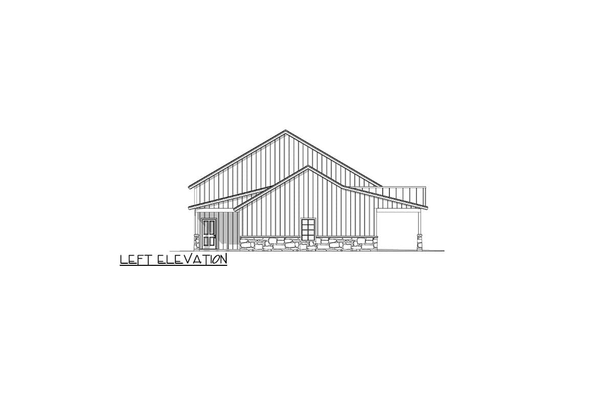 Plan 225007RBS: Expansive Barndominium House Plan with RV Garage - Image #8 - Barndominium, Country
