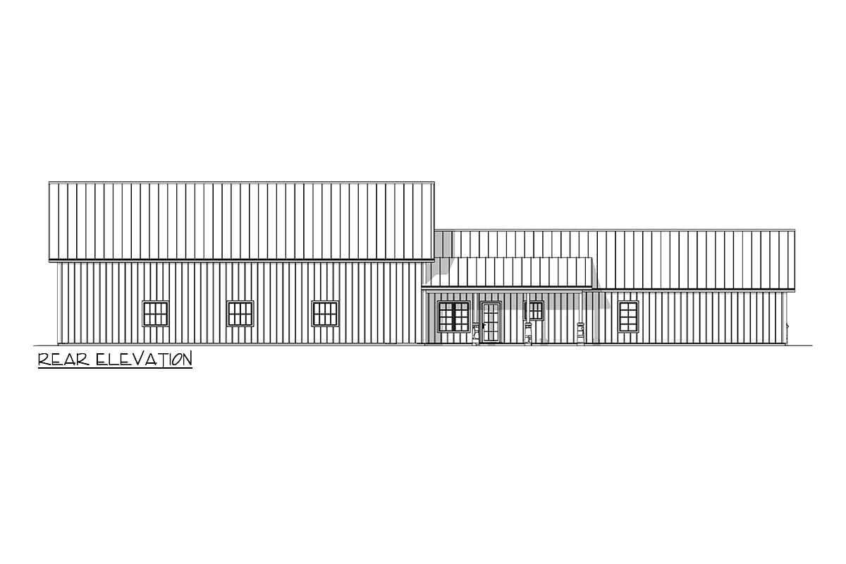 Plan 225007RBS: Expansive Barndominium House Plan with RV Garage - Image #9 - Barndominium, Country