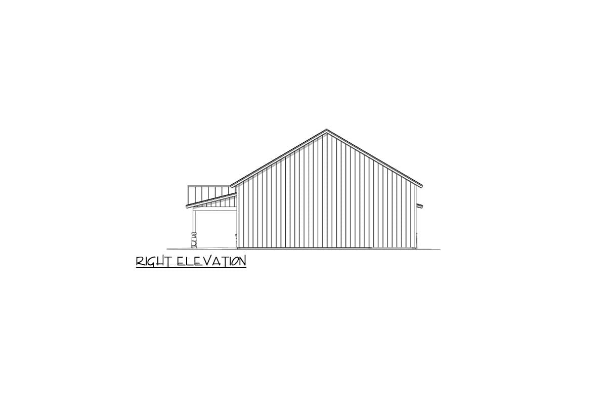 Plan 225007RBS: Expansive Barndominium House Plan with RV Garage - Image #10 - Barndominium, Country