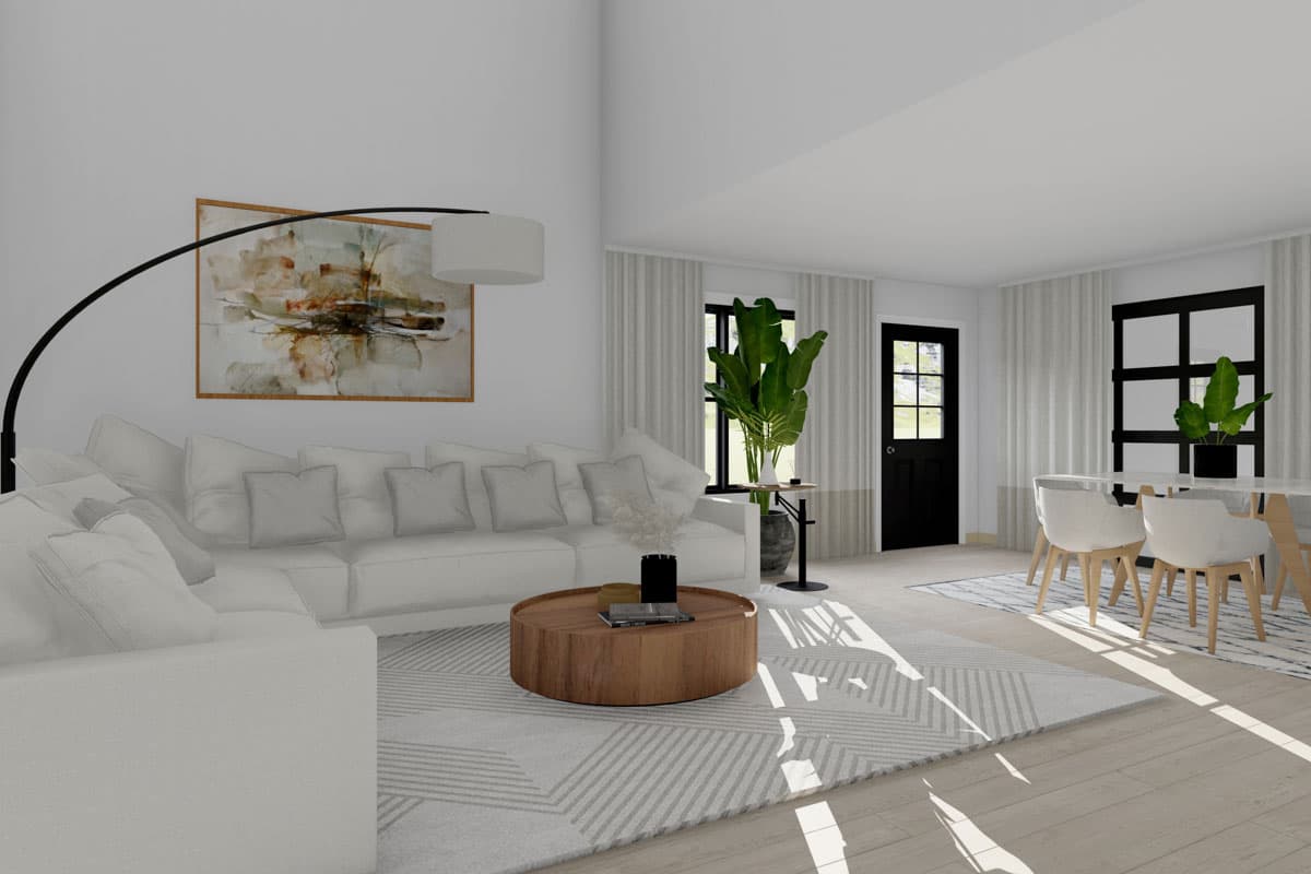 Plan 135257GRA: 3-Bed Barndominium House Plan with Clustered Beds and Attached Pool House - 2556 Sq Ft - Image #10 - Barndominium, Country