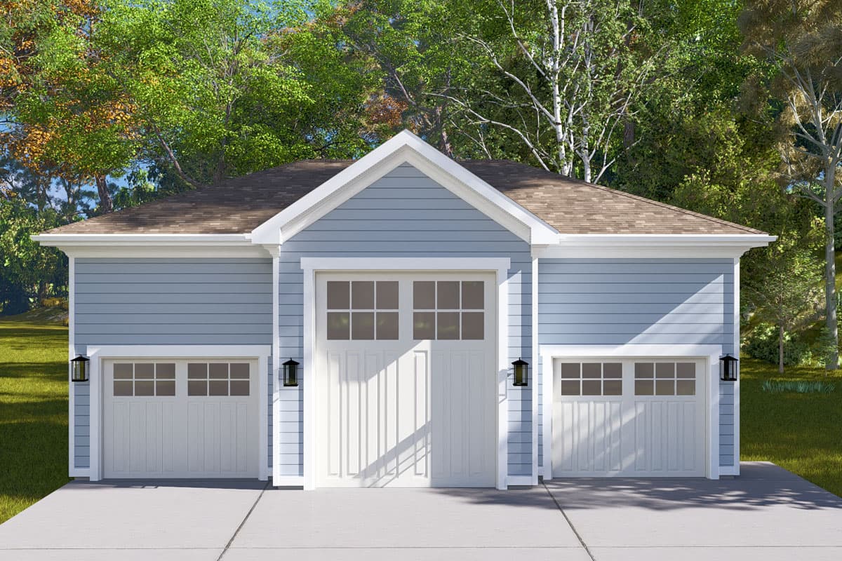 Photo inspiration: Gallery Detail: Plan 61511Ut Traditional 3 Car Garage With Workshop