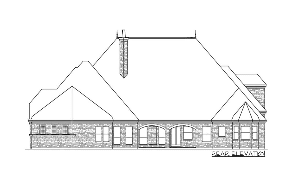 Plan 36356TX: Grandeur with Central Rotunda - Image #5 - European, Traditional
