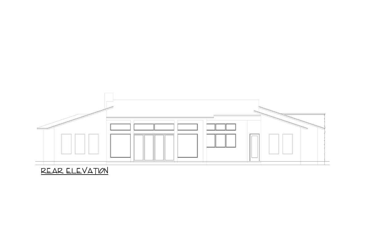 Plan 264182KMD: 4-Bed Southwest Ranch House Plan with Open Concept Great Room - 3060 Sq Ft - Image #5 - Ranch, Southwest