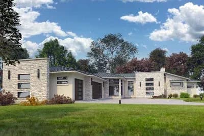 4-Bed Southwest Ranch House Plan with Open Concept Great Room - 3060 Sq Ft