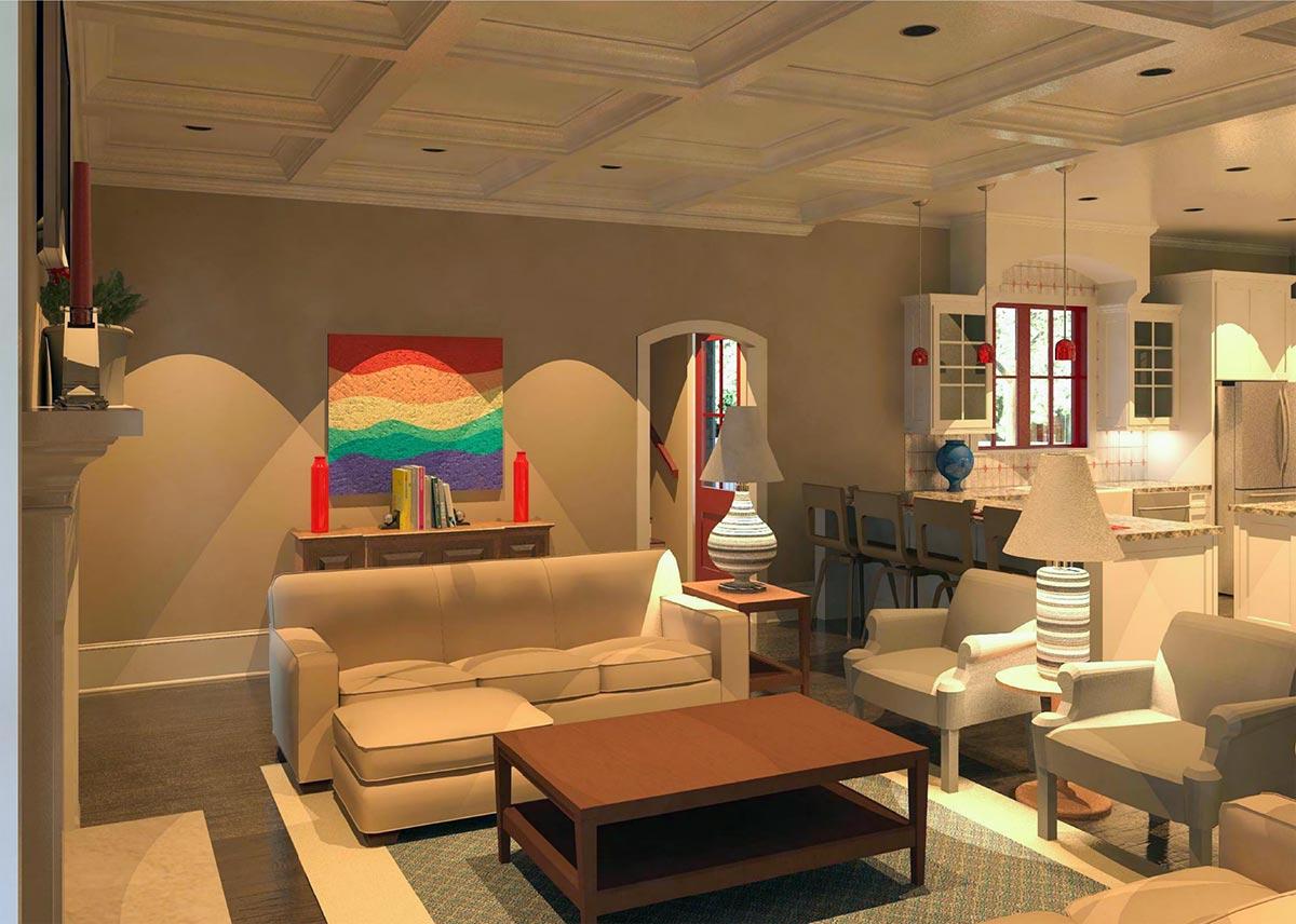 Plan 360120DK: 4-Bed Country House Plan with Optionally Finished Lower Level - 3521 Sq Ft  - Image #6 - Country, Southern, Traditional