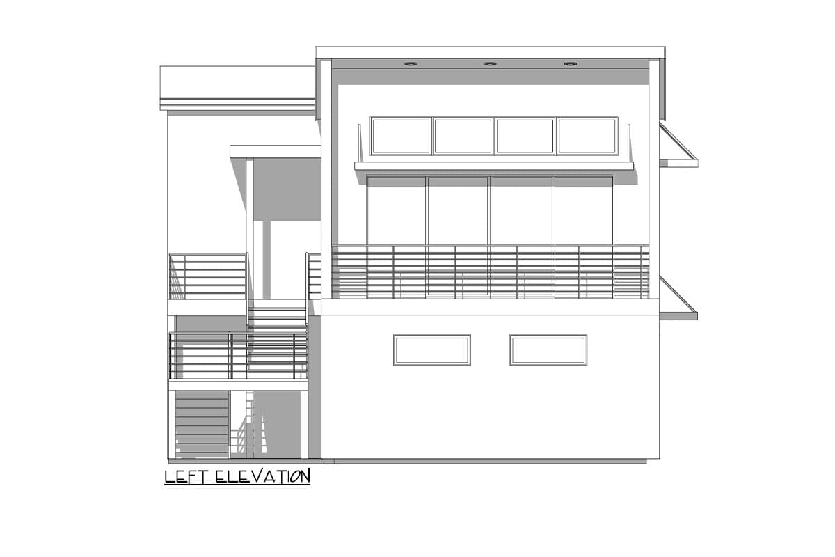 Plan 520013RKY: Contemporary Carriage House with 3-Car Garage and ...