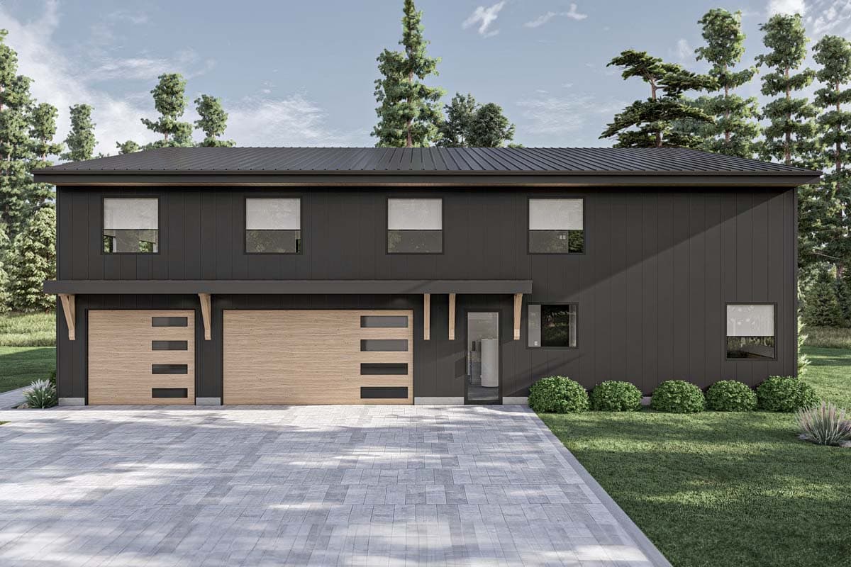 Plan 623378DJ: Two Story Modern Mountain Home Plan with Two Kitchen Islands and 4 Beds - 3294 Sq Ft - Image #17 - Modern, Mountain