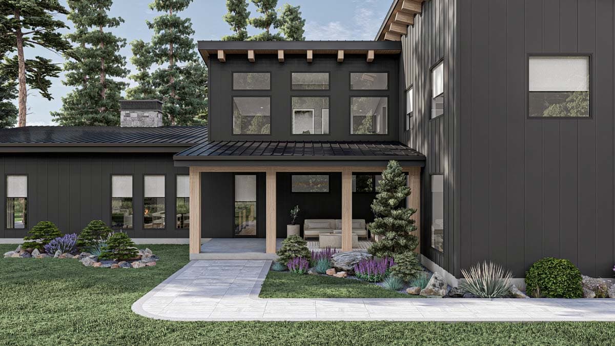 Plan 623378DJ: Two Story Modern Mountain Home Plan with Two Kitchen Islands and 4 Beds - 3294 Sq Ft - Image #18 - Modern, Mountain