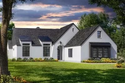4-Bed French Country House Plan with Two-Story Great Room - 2830 Sq Ft