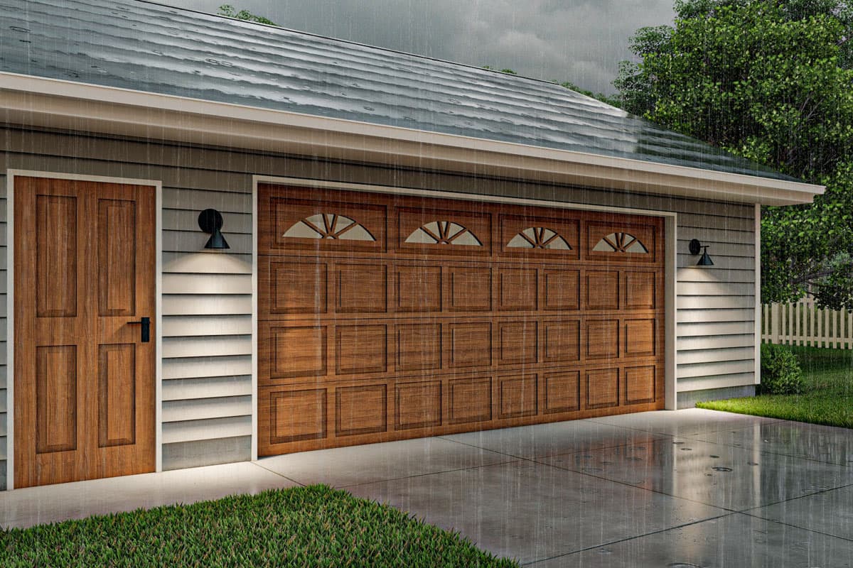Plan 623381DJ: 2-Car Detached Garage Plan with Potential Workshop Space - 780 Sq Ft - Image #5 - Traditional