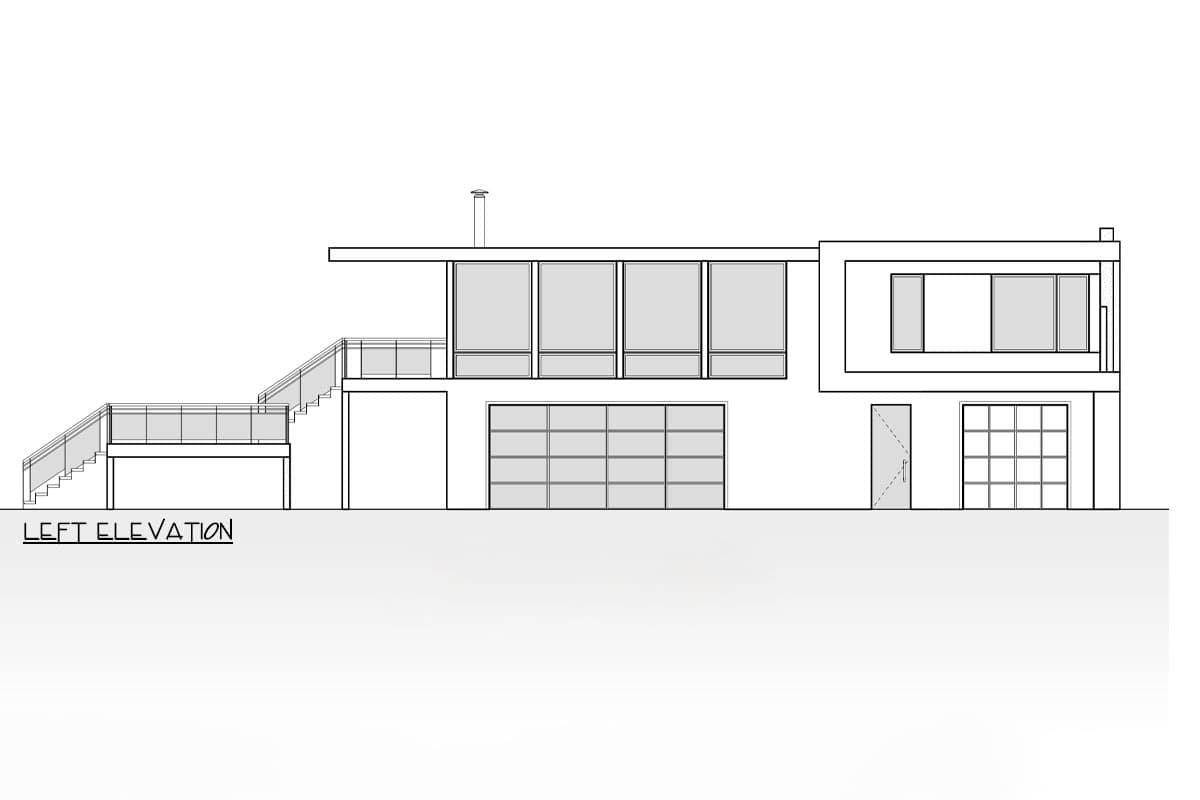 Plan 666278RAF: 1-Bed Contemporary Coastal House Plan with Multiple Decks and Drive-Under Carport - 944 Sq Ft - Image #7 - Beach, Coastal, Coastal Contemporary, Contemporary, Modern, Vacation