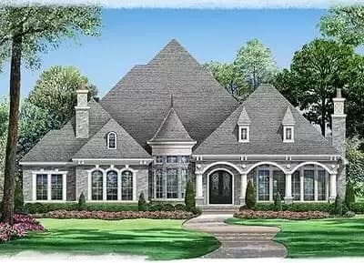 Spacious One Story Castle