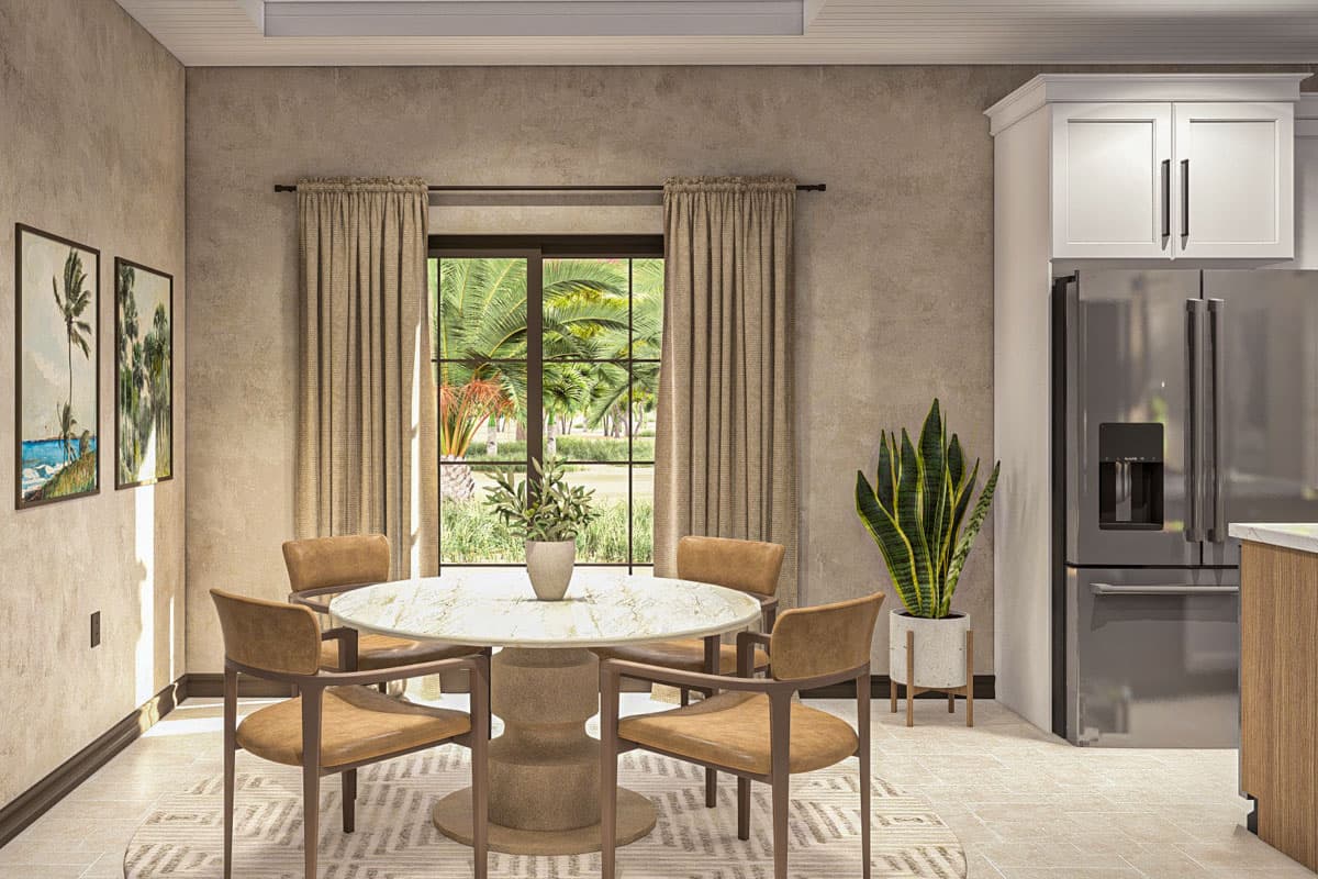 Plan 623385DJ: 1-Bed Southwest-Style Ranch with Patio Space - 834 Sq Ft - Image #11 - Ranch, Southwest, Spanish