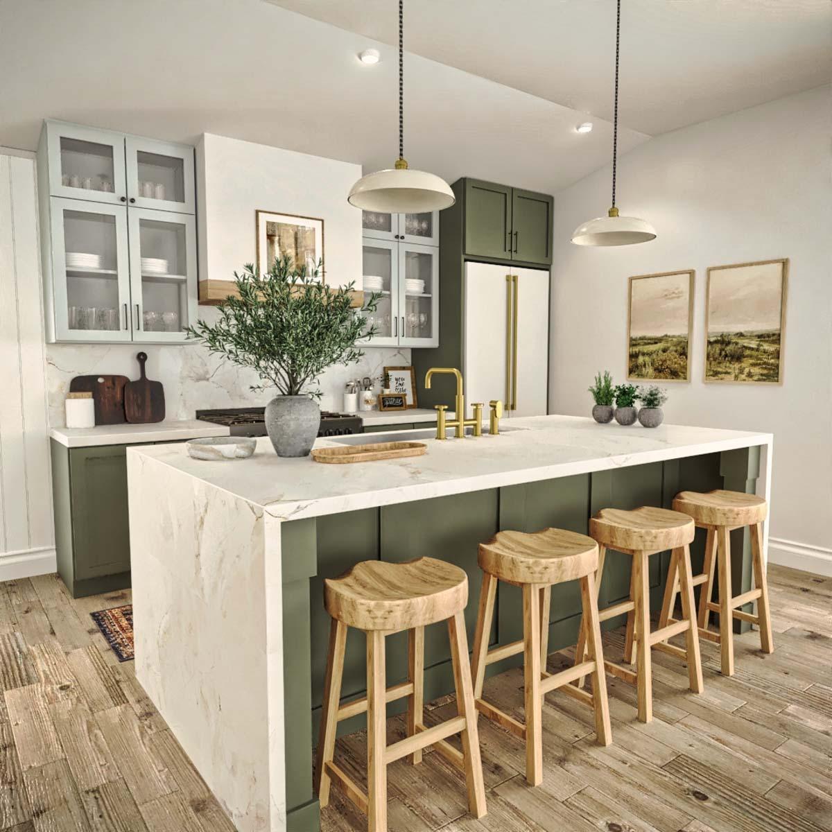 Plan 25825GE: 3-Car Mountain Garage Plan with Living Space Above - 765 Sq Ft - Image #5 - Carriage, Modern Farmhouse, New American