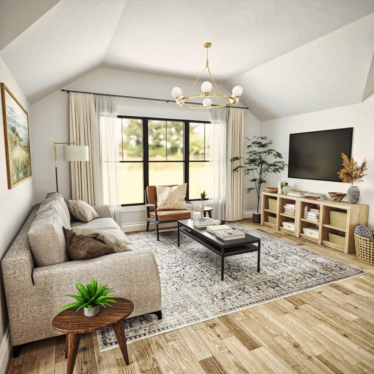 Plan 25825GE: 3-Car Mountain Garage Plan with Living Space Above - 765 Sq Ft - Image #8 - Carriage, Modern Farmhouse, New American