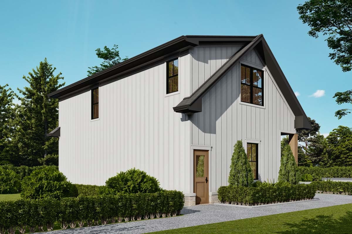 Plan 25825GE: 3-Car Mountain Garage Plan with Living Space Above - 765 Sq Ft - Image #14 - Carriage, Modern Farmhouse, New American