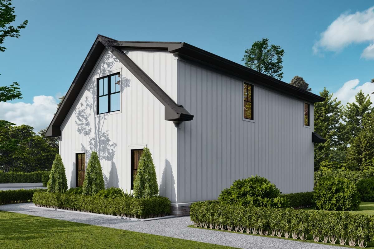 Plan 25825GE: 3-Car Mountain Garage Plan with Living Space Above - 765 Sq Ft - Image #16 - Carriage, Modern Farmhouse, New American