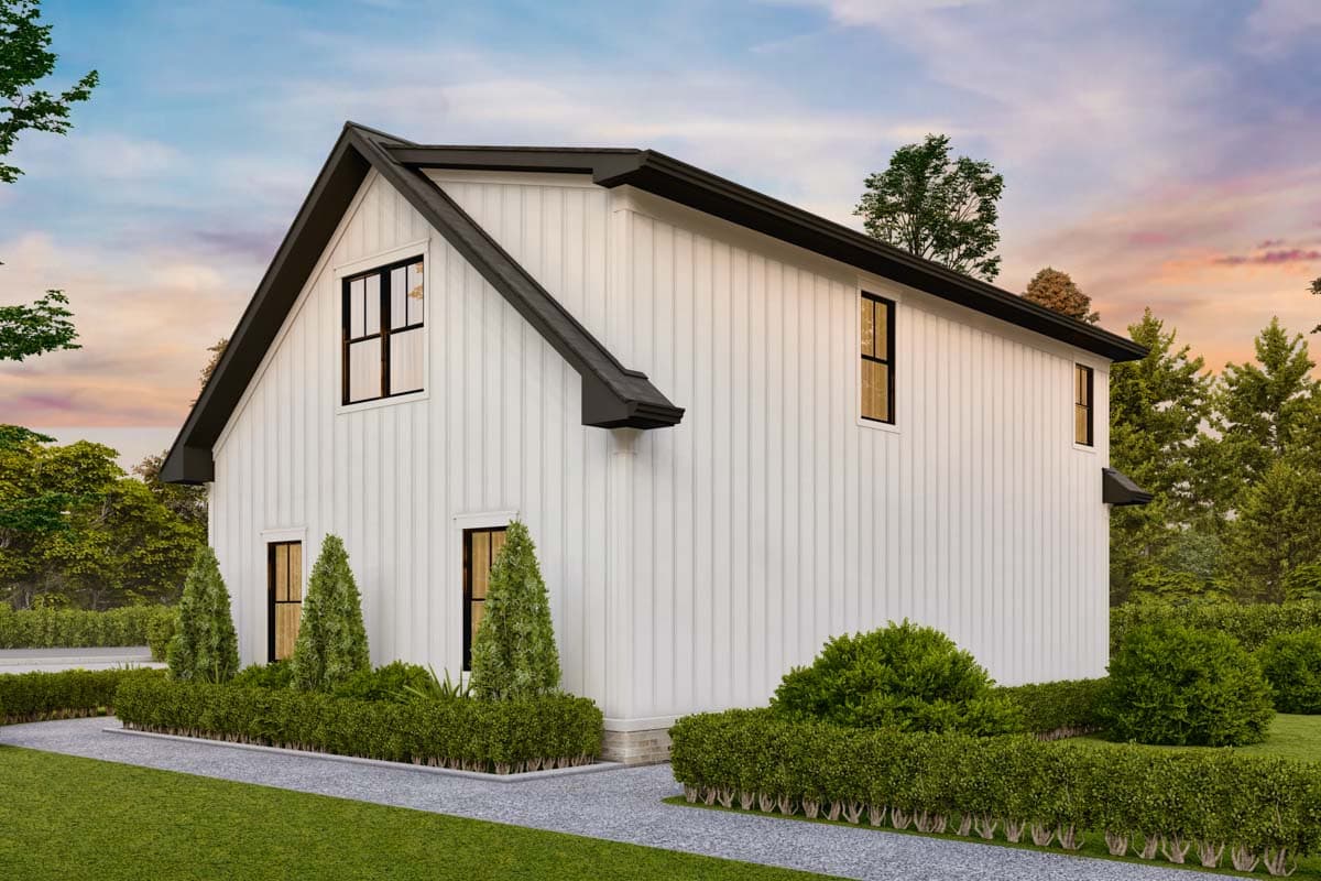 Plan 25825GE: 3-Car Mountain Garage Plan with Living Space Above - 765 Sq Ft - Image #17 - Carriage, Modern Farmhouse, New American