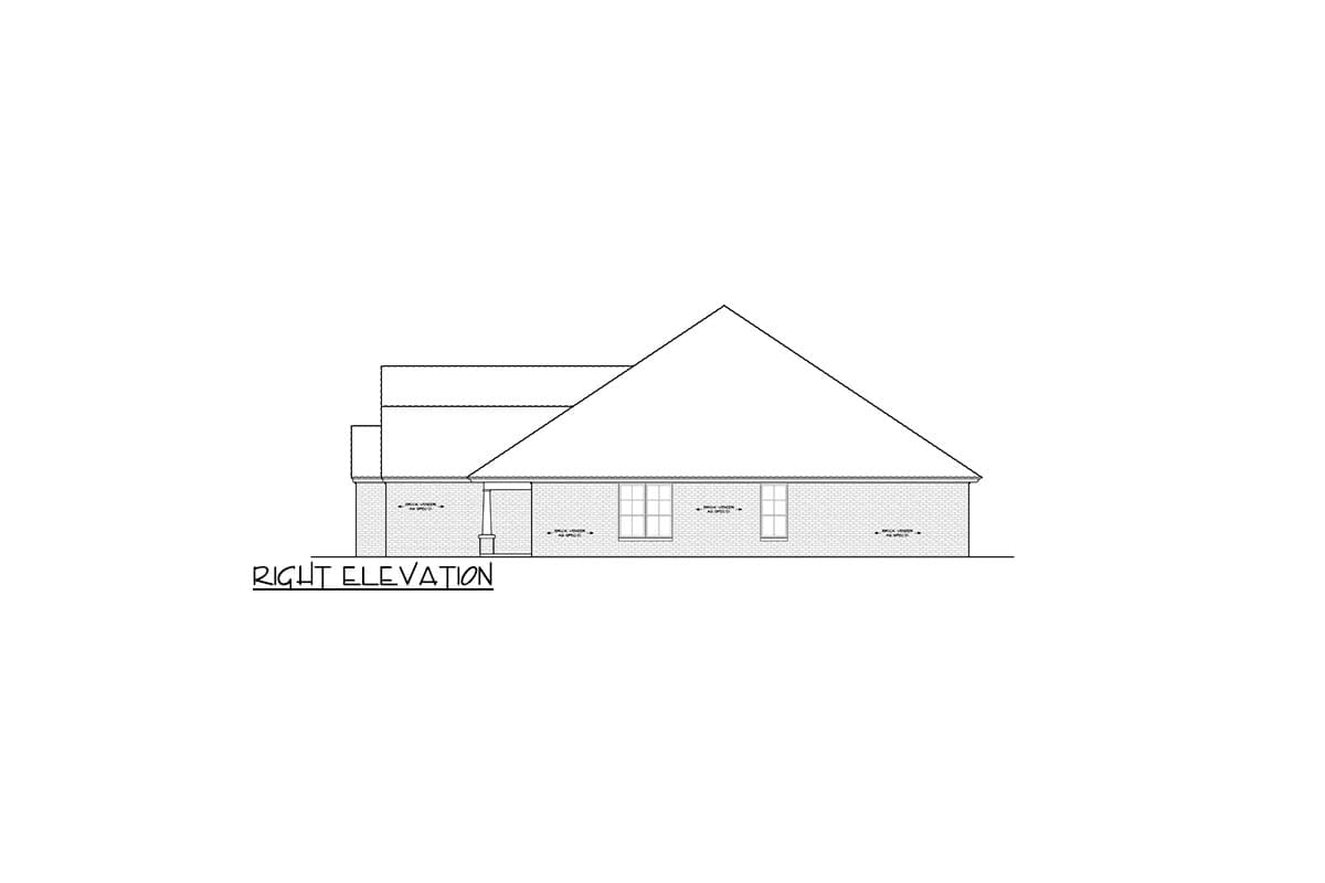 Plan 48625FM: Ranch Triplex Home Plan with Subtly Different Unit Layouts - Image #6 - Ranch, Traditional