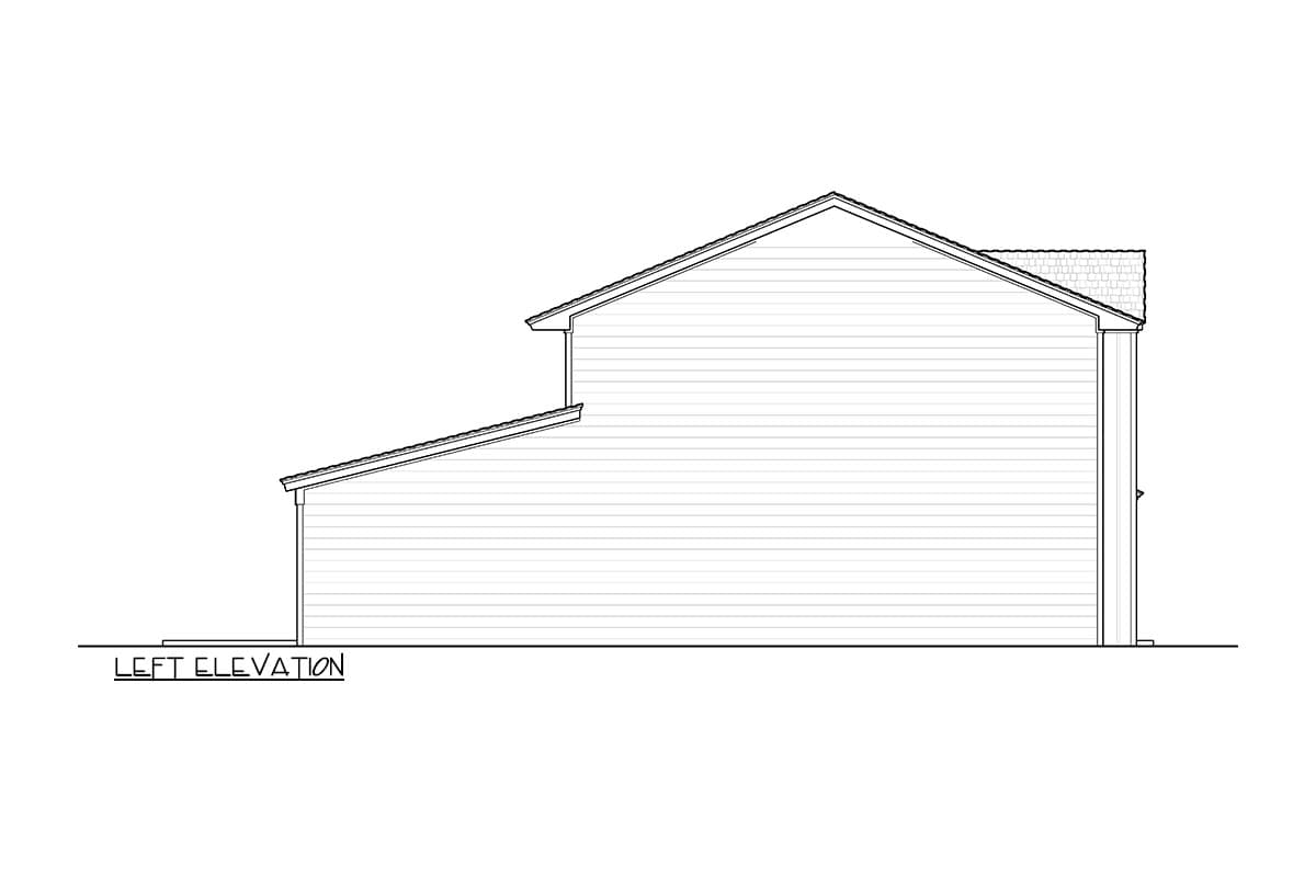 Plan 48628FM: Two-Story Duplex Home Plan with 3 Beds and Great Room - 1397 Sq Ft Per Unit - Image #4 - New American