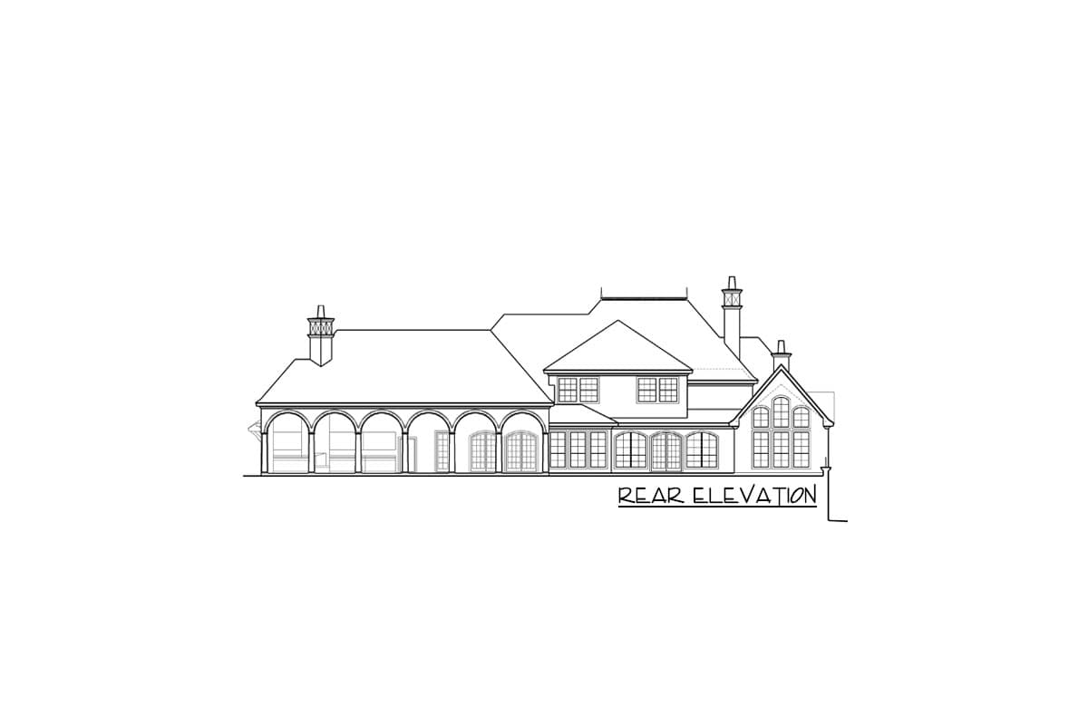 Plan 36371TX: Luxury Home Plan With Sport Court - Image #6 - European, French Country, Traditional