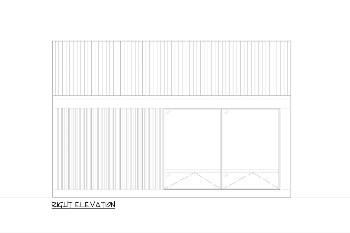 Plan 318304MAT: Tiny Studio Cottage ADU with Loft - 240 Sq Ft - Image #5 - Cabin, Contemporary, Cottage