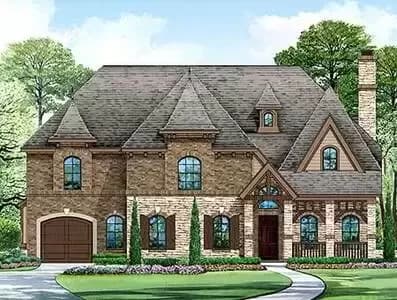 Lovely Stone and Brick European Home