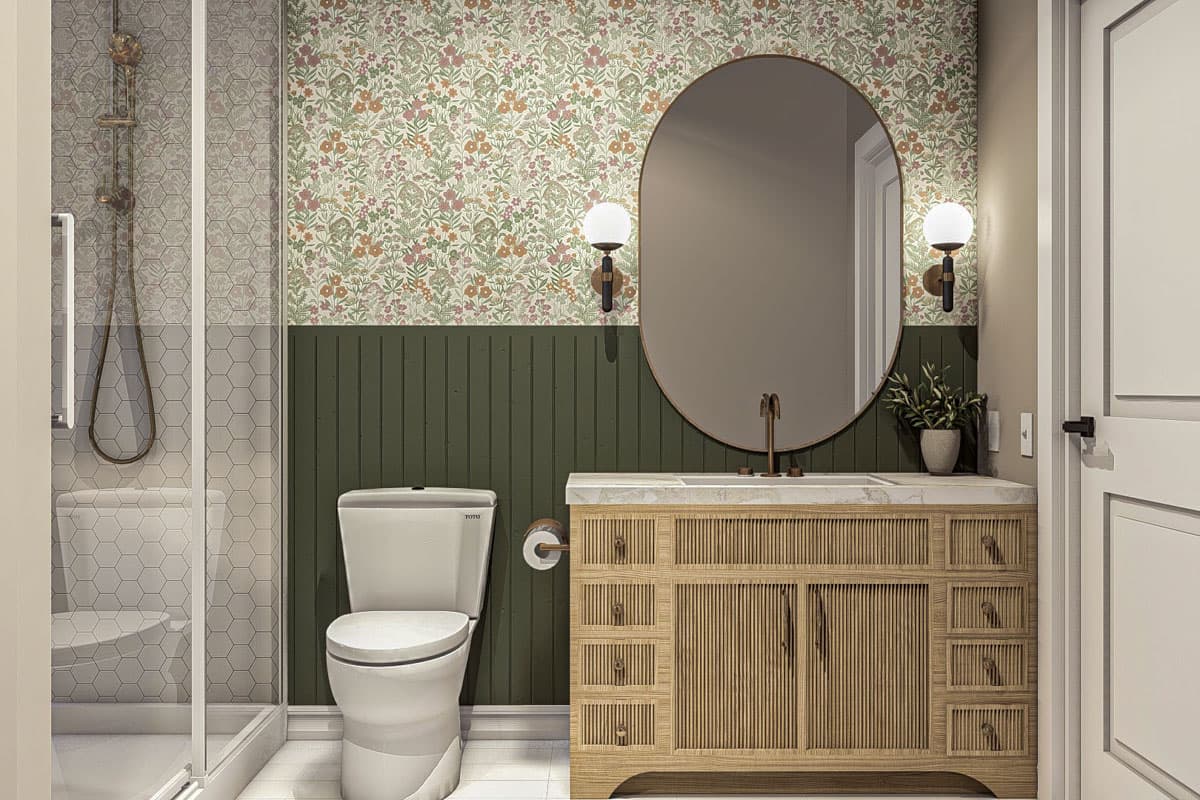 Plan 623387DJ: Modern Farmhouse-Style ADU House Plan - 556 Sq Ft - Image #9 - Cottage, Modern Farmhouse