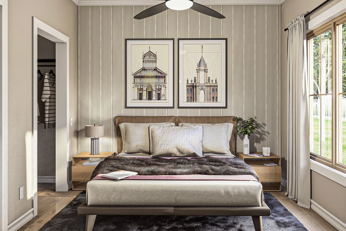 Plan 623387DJ: Modern Farmhouse-Style ADU House Plan - 556 Sq Ft - Image #8 - Cottage, Modern Farmhouse