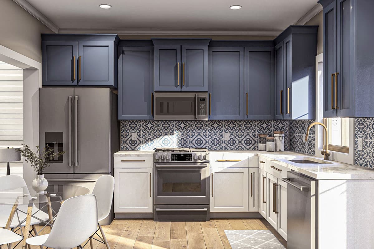 Plan 623387DJ: Modern Farmhouse-Style ADU House Plan - 556 Sq Ft - Image #11 - Cottage, Modern Farmhouse