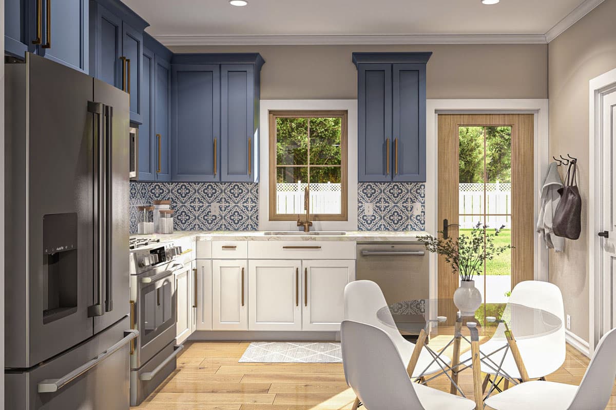 Plan 623387DJ: Modern Farmhouse-Style ADU House Plan - 556 Sq Ft - Image #10 - Cottage, Modern Farmhouse