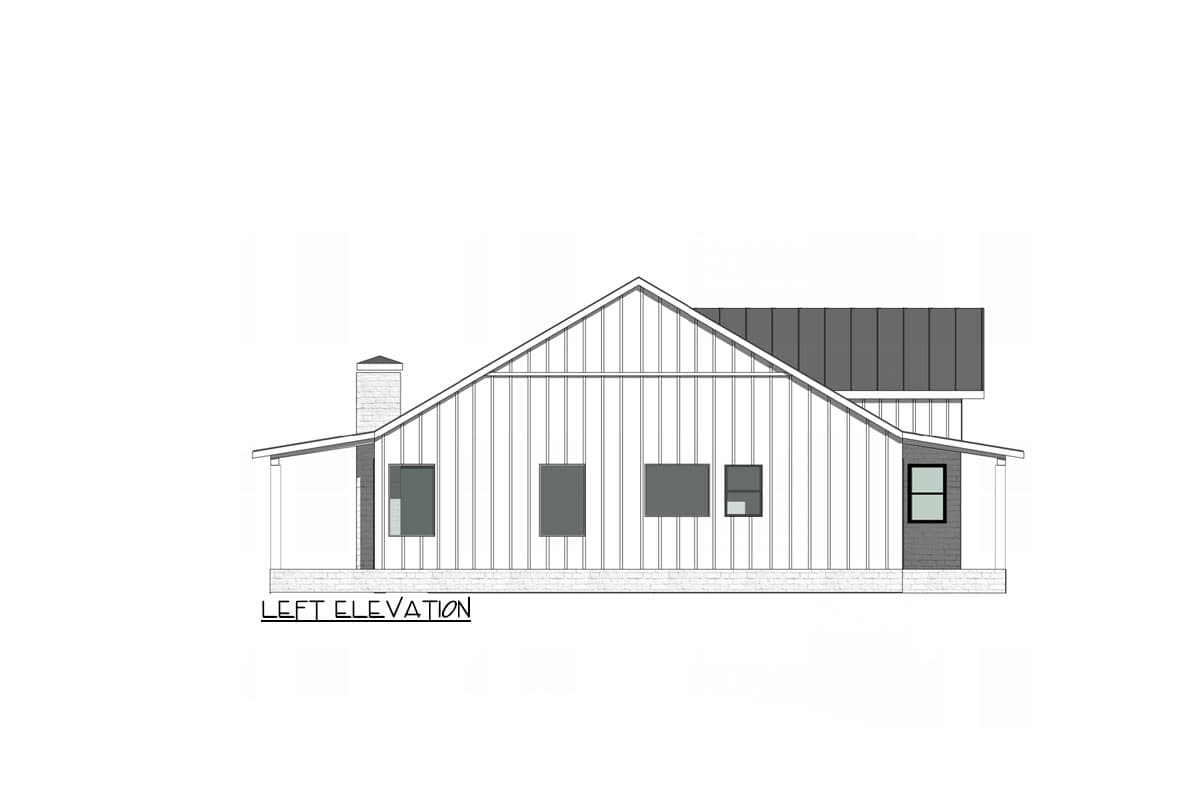 Plan 420156WNT: 3-Bed Modern Farmhouse Plan with a 2-Car Garage - 2100 Sq Ft - Image #15 - Country, Farmhouse, Modern Farmhouse, New American, Ranch