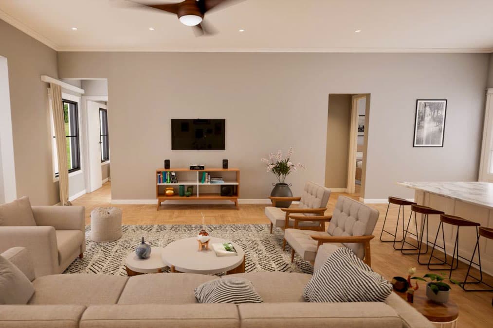 Plan 420156WNT: 3-Bed Modern Farmhouse Plan with a 2-Car Garage - 2100 Sq Ft - Image #12 - Country, Farmhouse, Modern Farmhouse, New American, Ranch