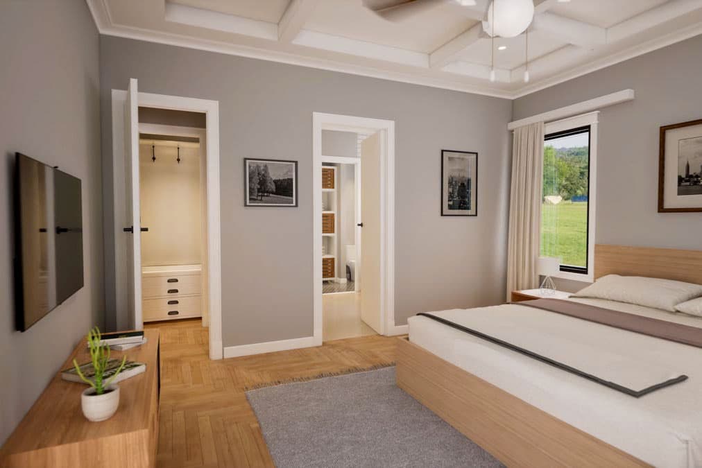 Plan 420156WNT: 3-Bed Modern Farmhouse Plan with a 2-Car Garage - 2100 Sq Ft - Image #9 - Country, Farmhouse, Modern Farmhouse, New American, Ranch