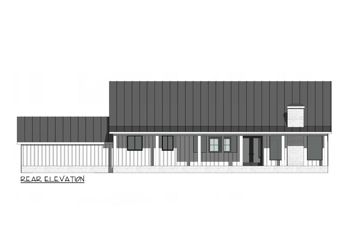 Plan 420156WNT: 3-Bed Modern Farmhouse Plan with a 2-Car Garage - 2100 Sq Ft - Image #16 - Country, Farmhouse, Modern Farmhouse, New American, Ranch