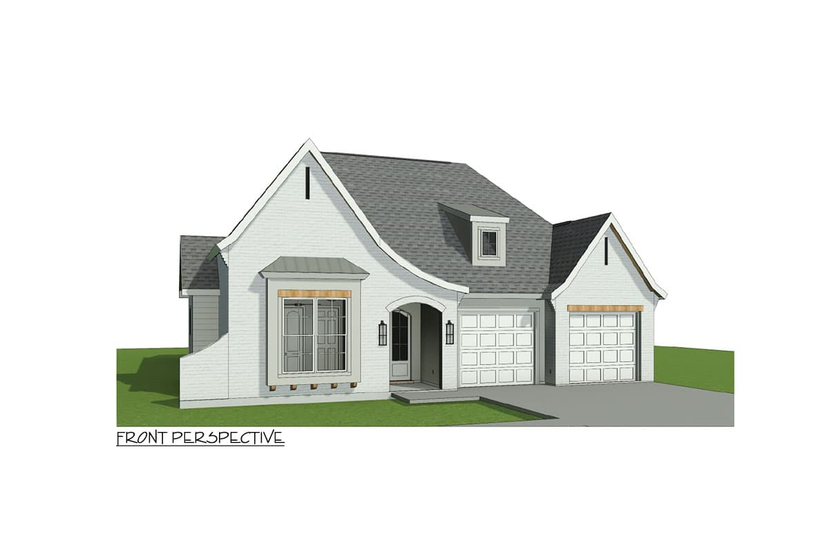 Plan 185017PHD: 4-Bed French Country House Plan with Outdoor Kitchen and Main-Level Master Suite - Image #20 - Acadian, European, French Country, New American, Southern