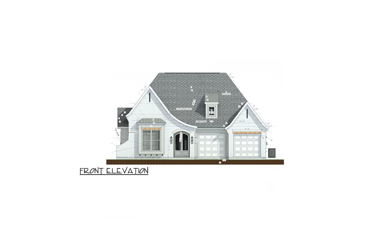 Plan 185017PHD: 4-Bed French Country House Plan with Outdoor Kitchen and Main-Level Master Suite - Image #21 - Acadian, European, French Country, New American, Southern