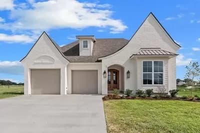 4-Bed French Country House Plan with Outdoor Kitchen and Main-Level Master Suite