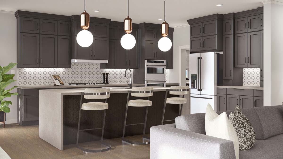 Plan 623389DJ: One Story 4 Bed Modern Home Plan with Formal Dining - 2987 Sq Ft - Image #10 - Cottage, Ranch