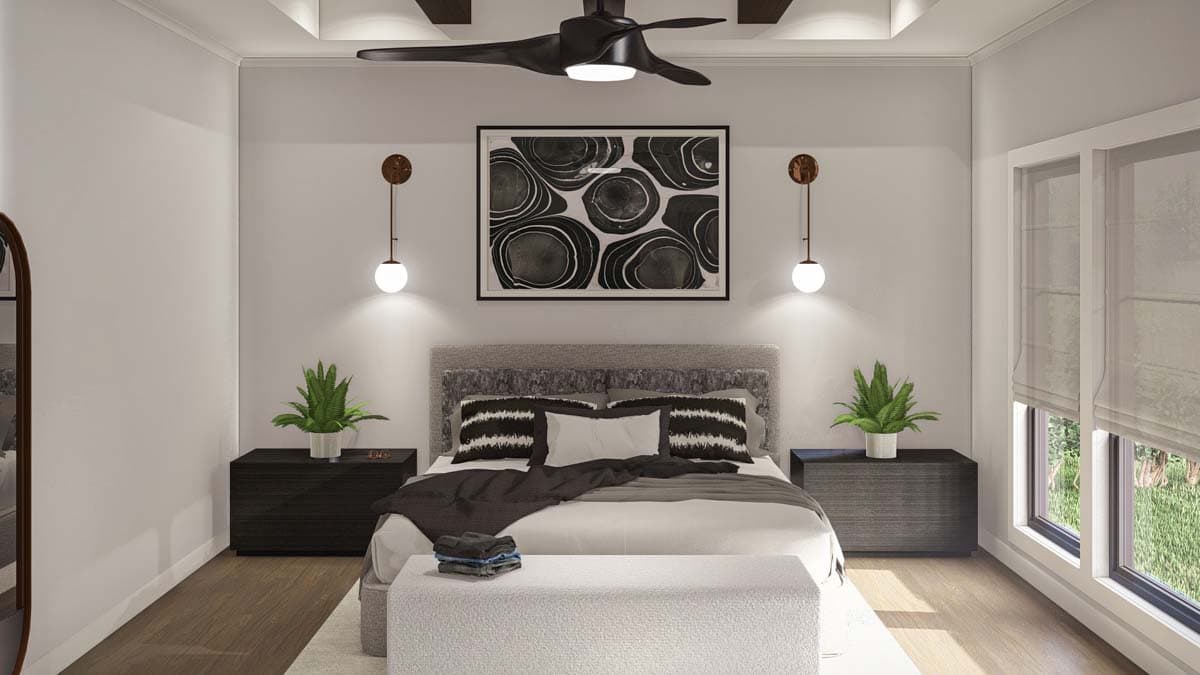 Plan 623389DJ: One Story 4 Bed Modern Home Plan with Formal Dining - 2987 Sq Ft - Image #14 - Cottage, Ranch