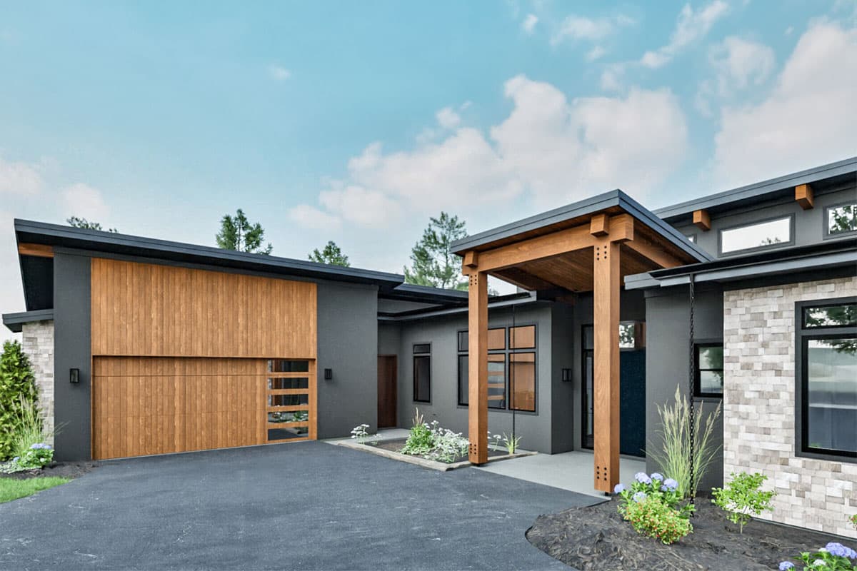 Plan 307700RAD: 4-Bed Contemporary Plan with Outdoor Kitchen and Flex Room - 4090 Sq Ft - Image #6 - Contemporary, Mid Century Modern, Modern, Northwest