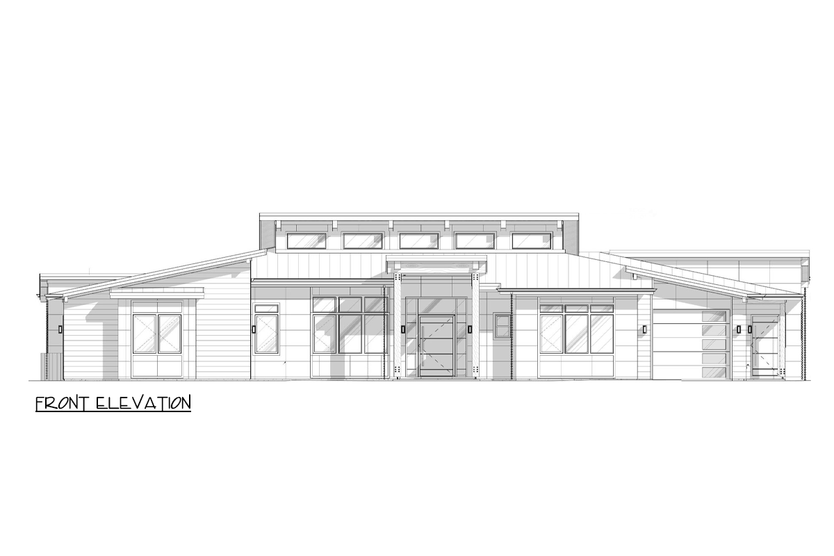 Plan 307700RAD: 4-Bed Contemporary Plan with Outdoor Kitchen and Flex Room - 4090 Sq Ft - Image #17 - Contemporary, Mid Century Modern, Modern, Northwest